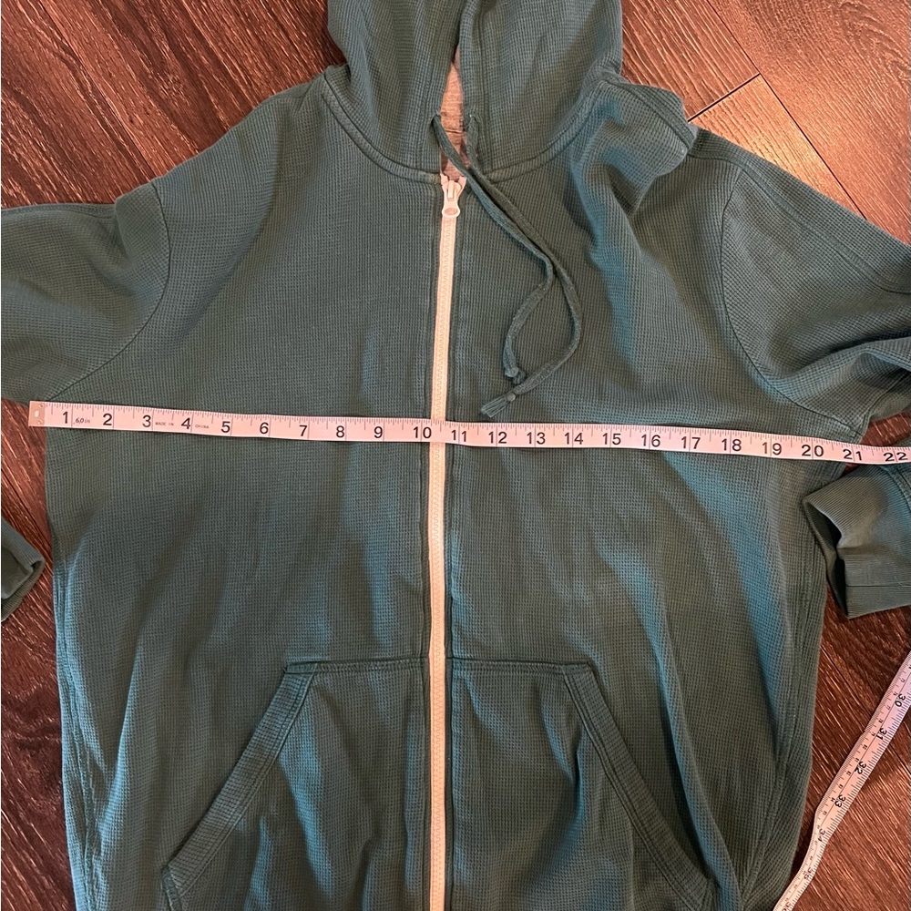 VINCE Women Green Zip Up Sweater-‎ Medium - Picture 5 of 10
